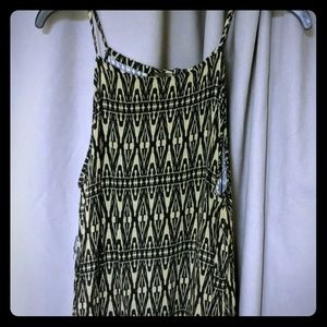 Tribal patterned maxi dress